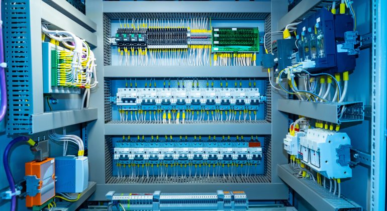 Switchboard equipment. Shield for enterprise automation. Concept